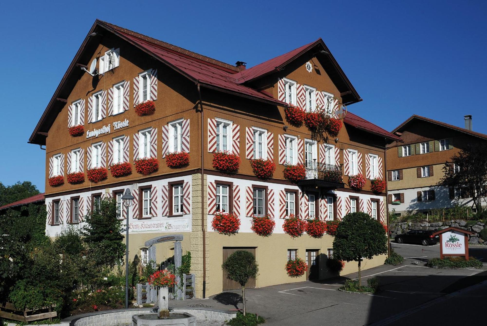 Landgasthof Roessle - Beim Kraeuterwirt Oberstaufen Eksteriør billede
